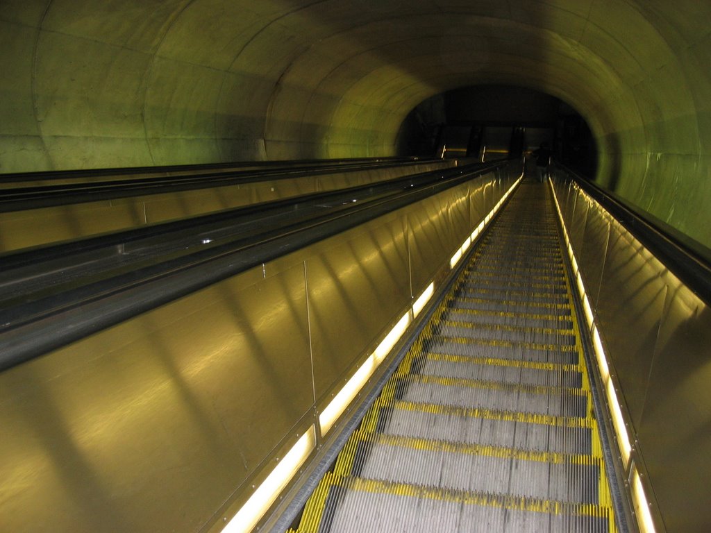 Escalator to the Metro by Chrisglenn