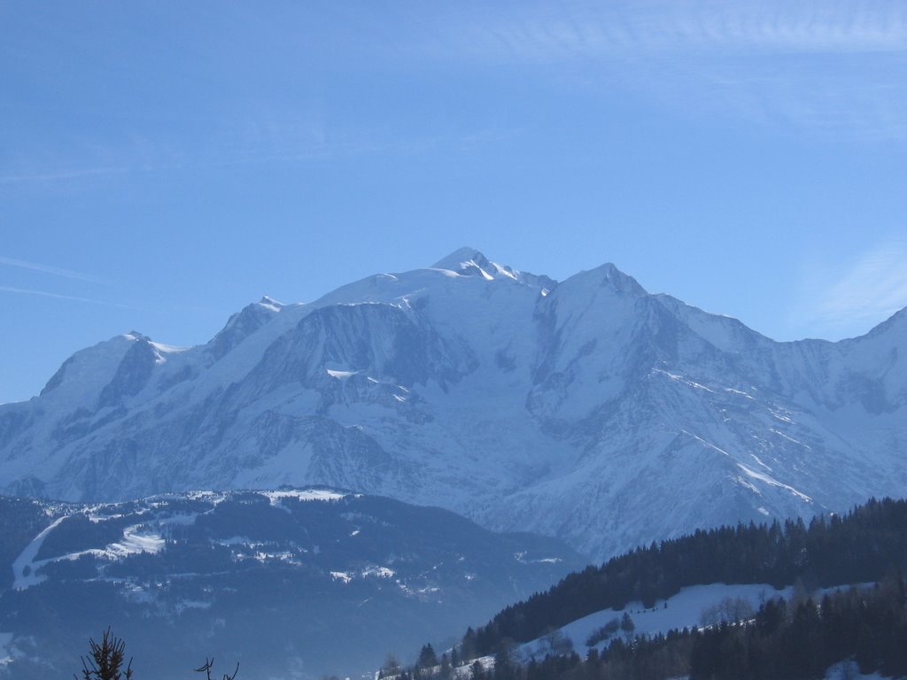 Le Mont Blanc depuis Cordon by nbelsylvain