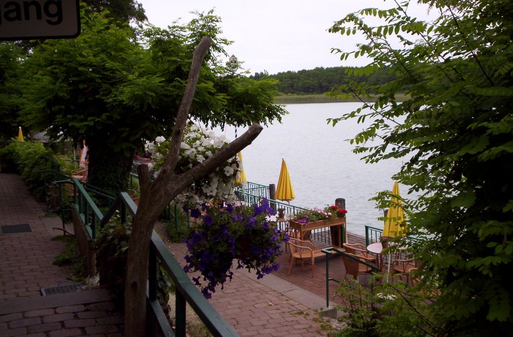 Gaststätte Zollhaus / breiter Luzinsee by Peter Moritz