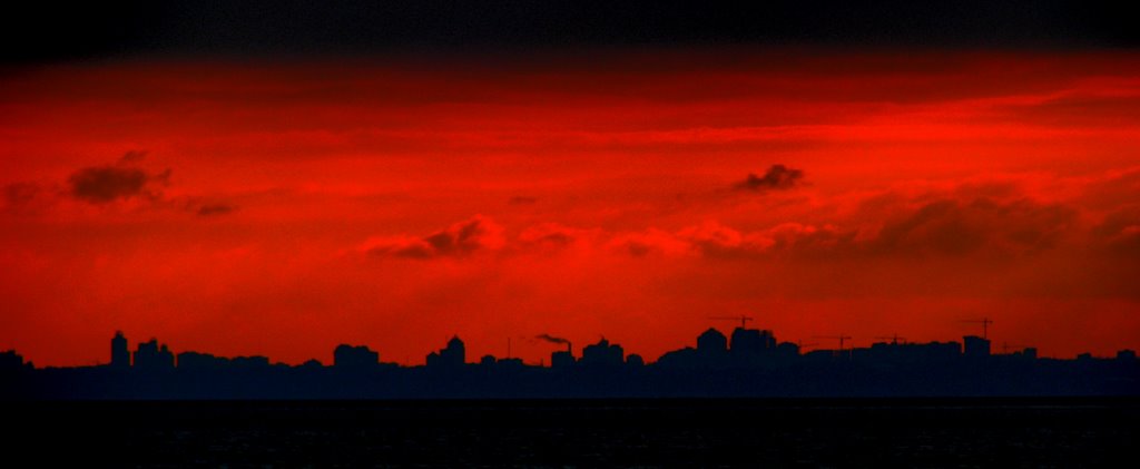 Odessa, View over the bay from Vapnyarka, Odessa oblast, UA by Sergei Leshchinsky