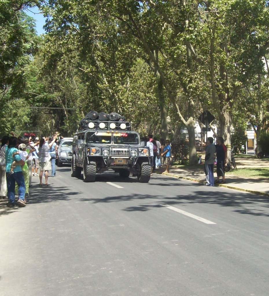 DAKAR 2009 pasando por la avda argentina by conde77