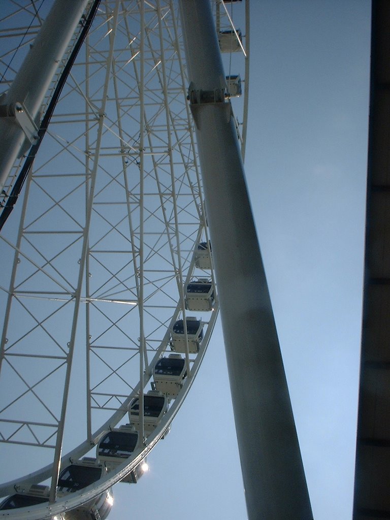 York Wheel, from below. Fabulous views on a clear day. by dave atkin