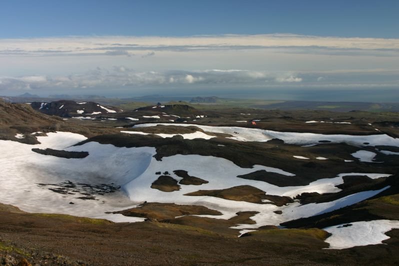 View from Fimmvörðuháls by daisy