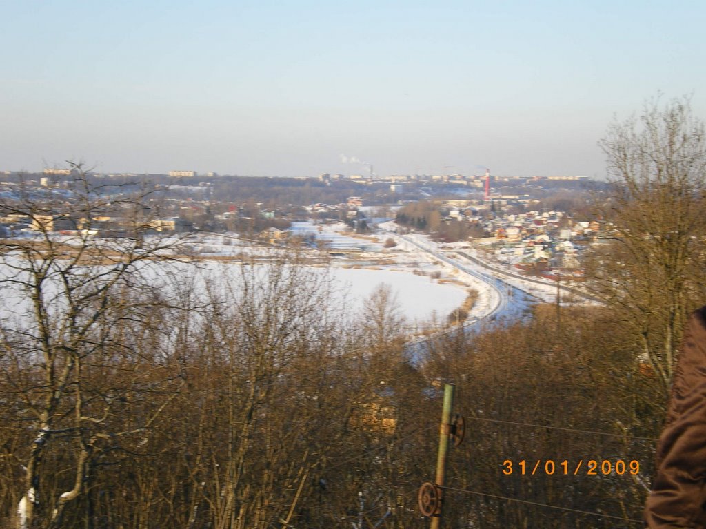 Вид с Вороньей горы на Дудергофское озеро/ View from mountain Voronya on the Dudergofskoe Lake by Алексей Геннадьевич