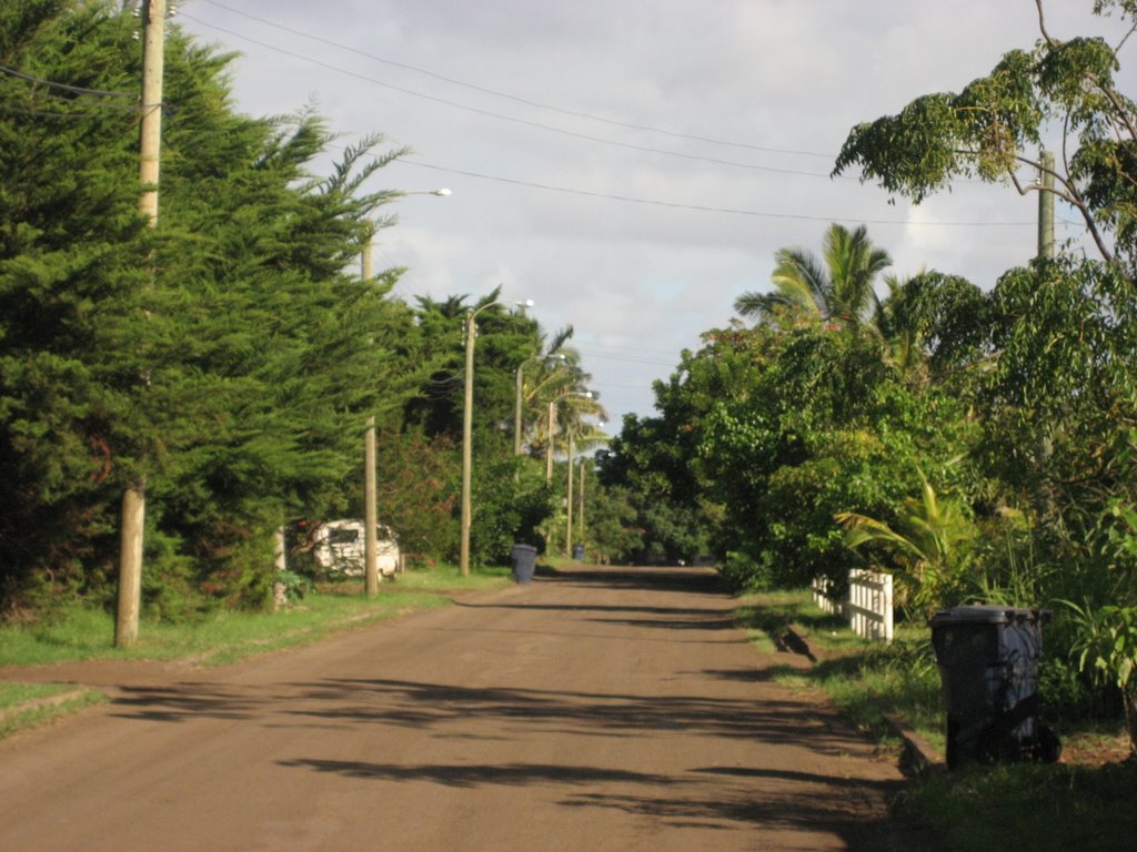 Monday is wheelie-bin day on Easter Island by Peter Gill | UK