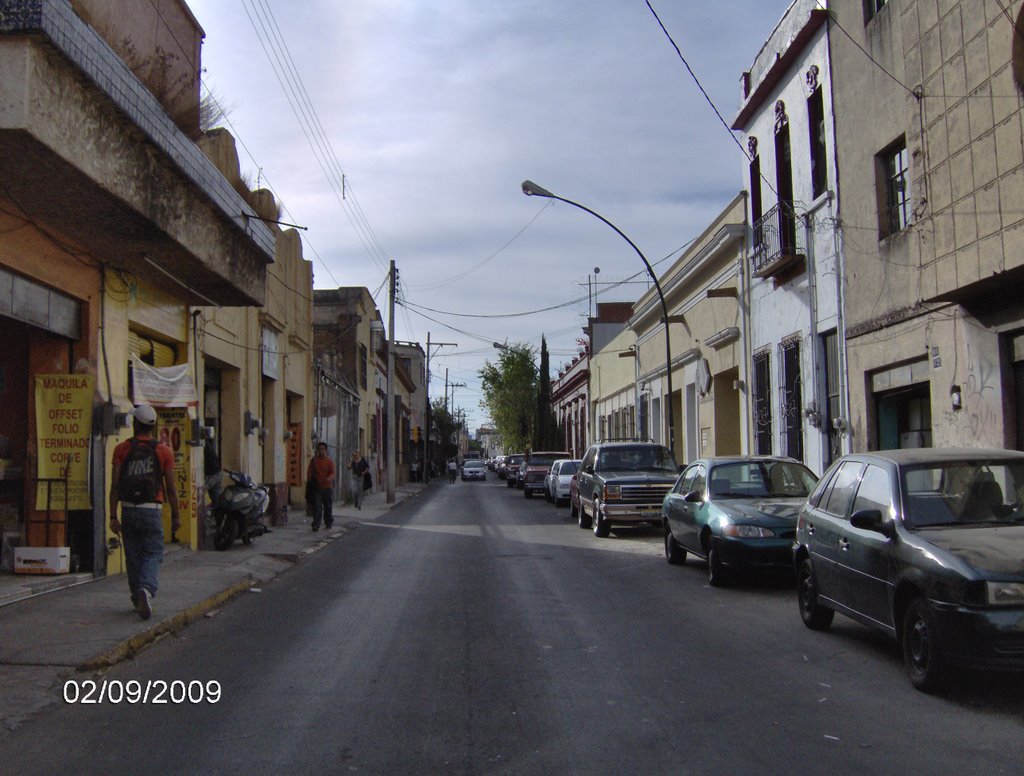 Libertad street, Ocampo corner, view of East to West. * Calle Libertad, esquina Ocampo, vista de Oriente a Poniente. by Jose Antonio Zarazua…