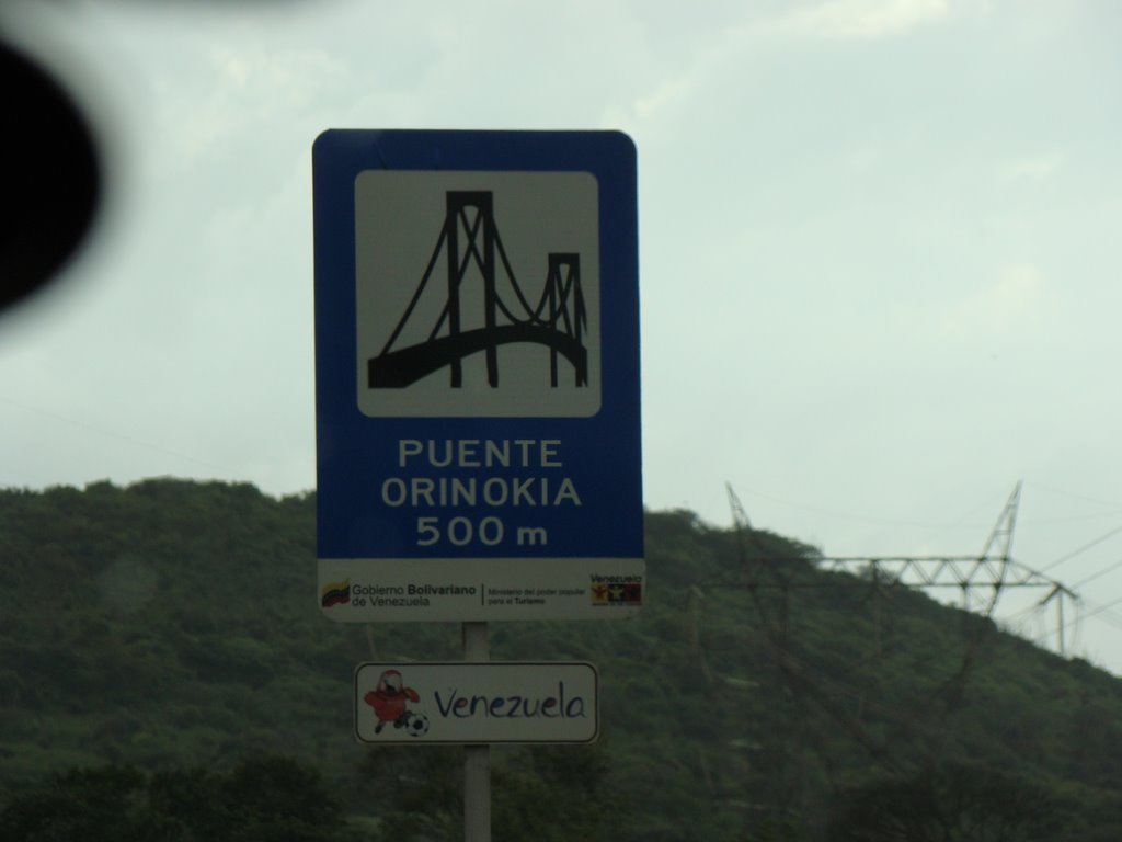 ORINOKIA BRIDGE SIGN by walter nunez