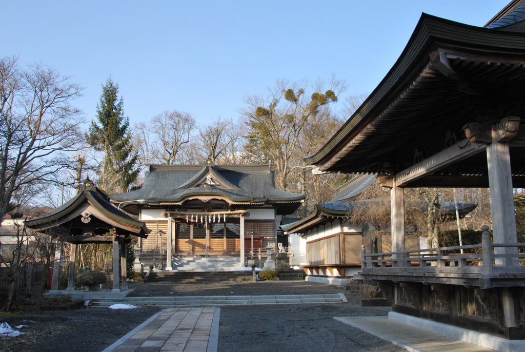 Otamaya, Yamanaka-Suwa-Jinja 山中諏訪神社 御旅所 (2009.02.15) by k.takita