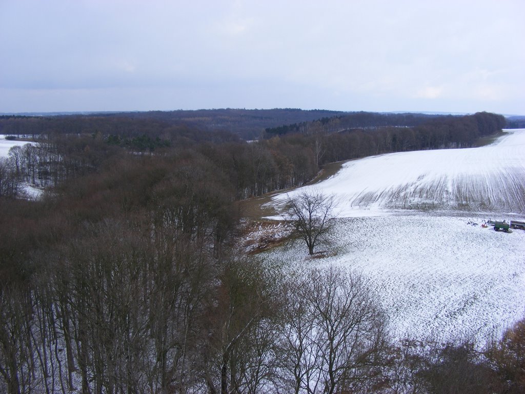 Gnandstein Bergfried Ausblick 2 by Andreas Kirmse