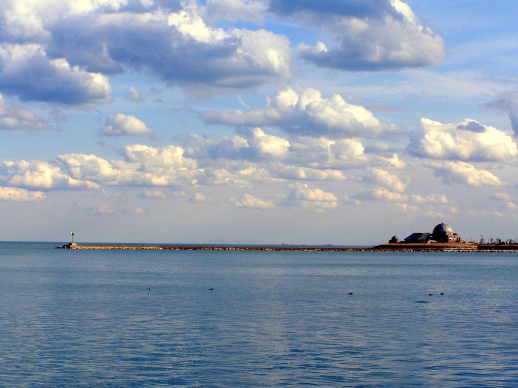 Lake Michigan, Adler Planetarium, Chicago by Denys C.