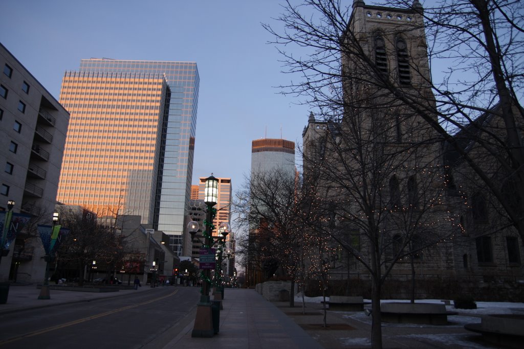 Nicollet Mall by Phil Husom