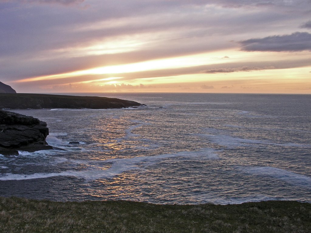 Sligo 43 (sunset near Belderig) by Cliff Jennings