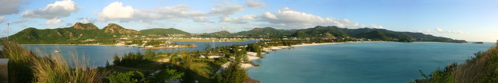 Jolly Harbour / Beach Panorama 180 by BlueWaters