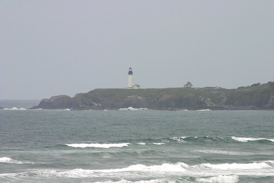 Yaquina Head from Nye Beach by fordgo