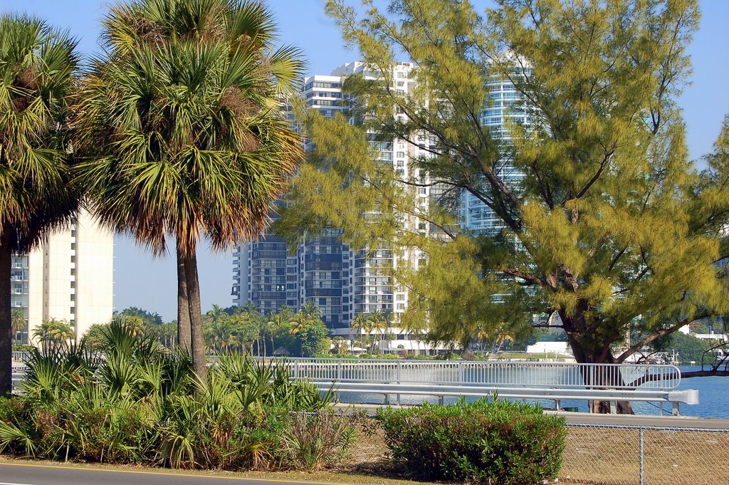 BBC vu de Rickenbacker Causeway (côté Sud) by Marc BOVET-MORINON