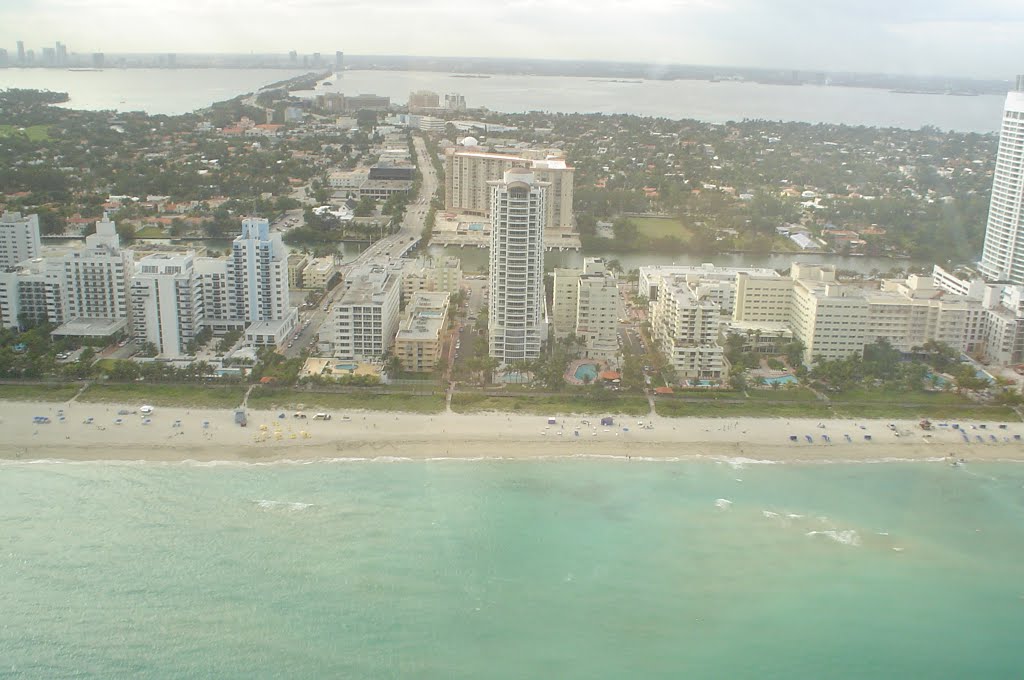 Over Miami Beach by Emilio Portuondo