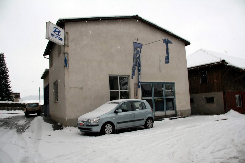 Garage in Ganterschwil by Samuel Fausch