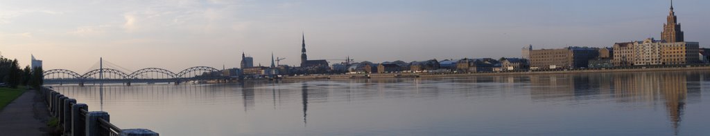 Old Riga from TV center by eduards76