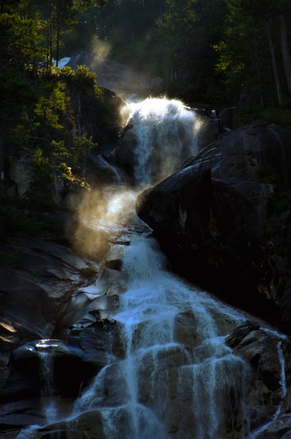 Nature's Spot Light, Shannon Falls by k2everest