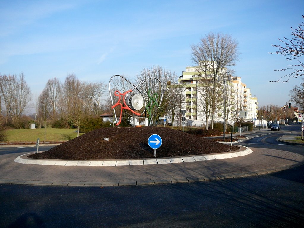 2009-01 Kreisverkehr Ketscherstr-Brühler Landstr. by Peter Grawert