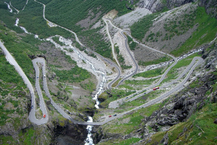 Trollstigen, The "Golden Route" between Åndalsnes and Geiranger, on RV 63, Central Norway by ringebu