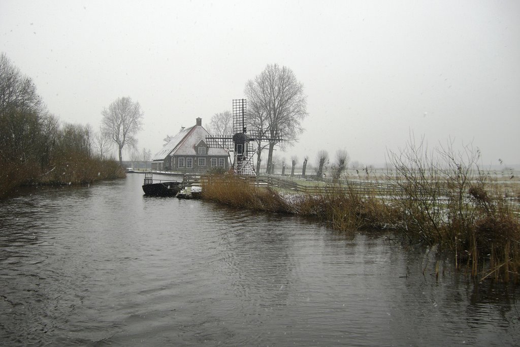 Winters vaartochtje in Alde Feanen (Trudi) by Trudi