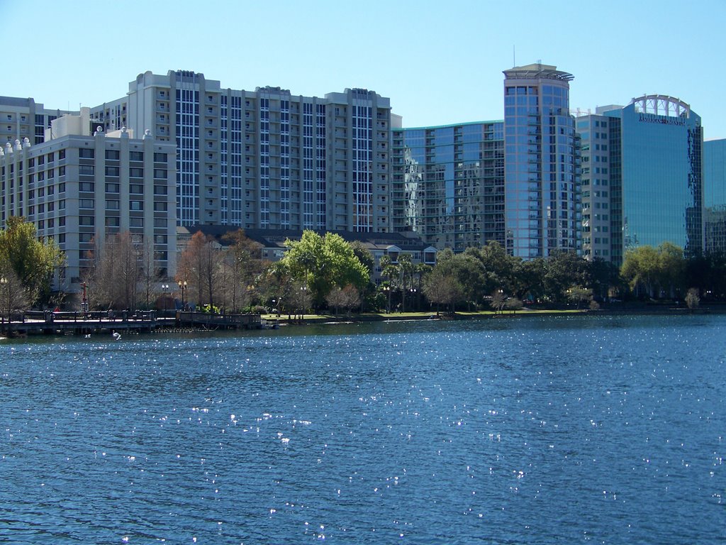 Orlando Across Lake Eola by tkmoe18