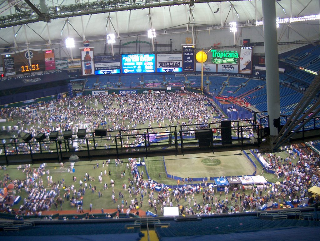 Tropicana Field Fan Day by ED McCoy