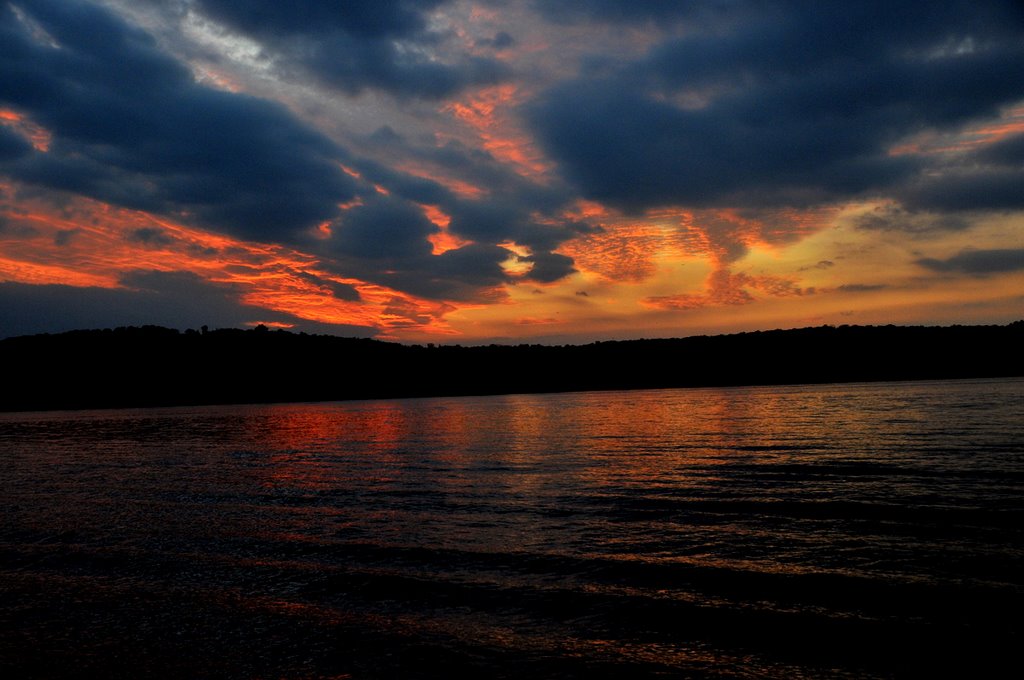 Sunset Dobbs Ferry, NY by Jojorup