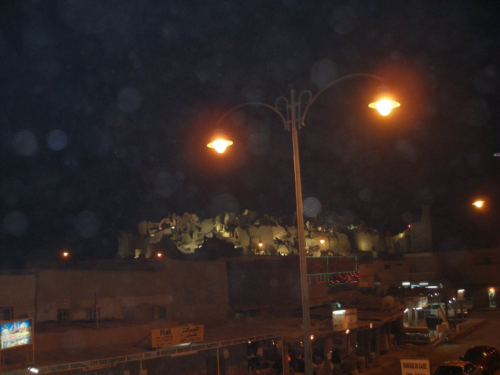 The Old Town Ruins Lit at Night! by Medhat I.