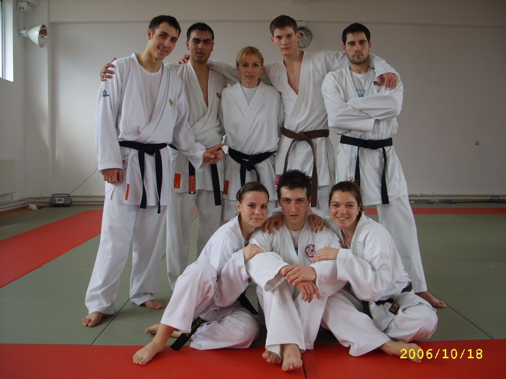 Karate team and dojo Rapid Bucuresti by Alexandru Sorin