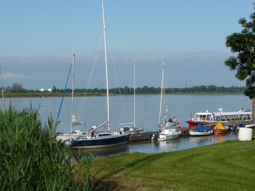 Bourg sur Gironde Le port et la Ginette by lemenio