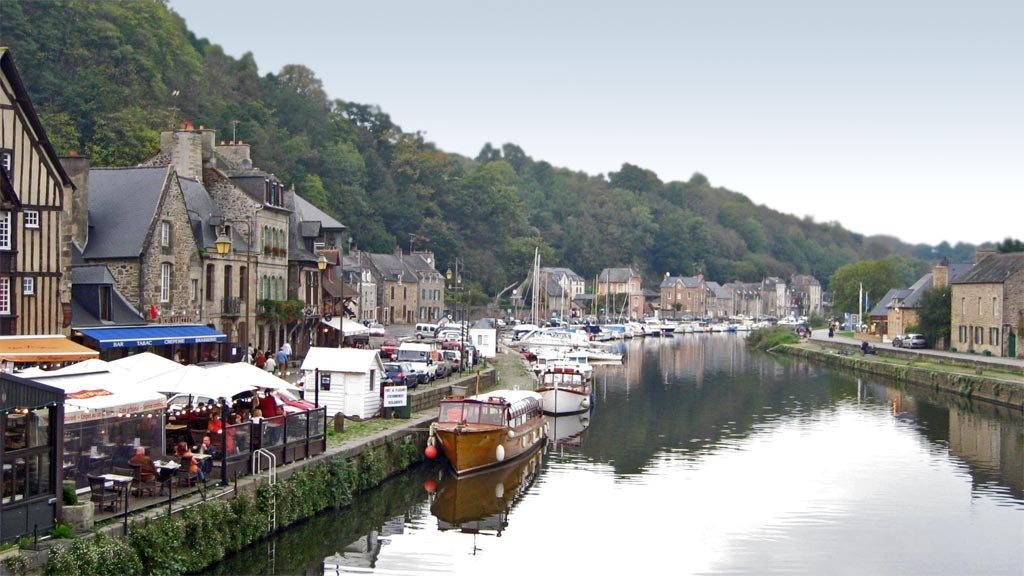 Dinan River by john sutter