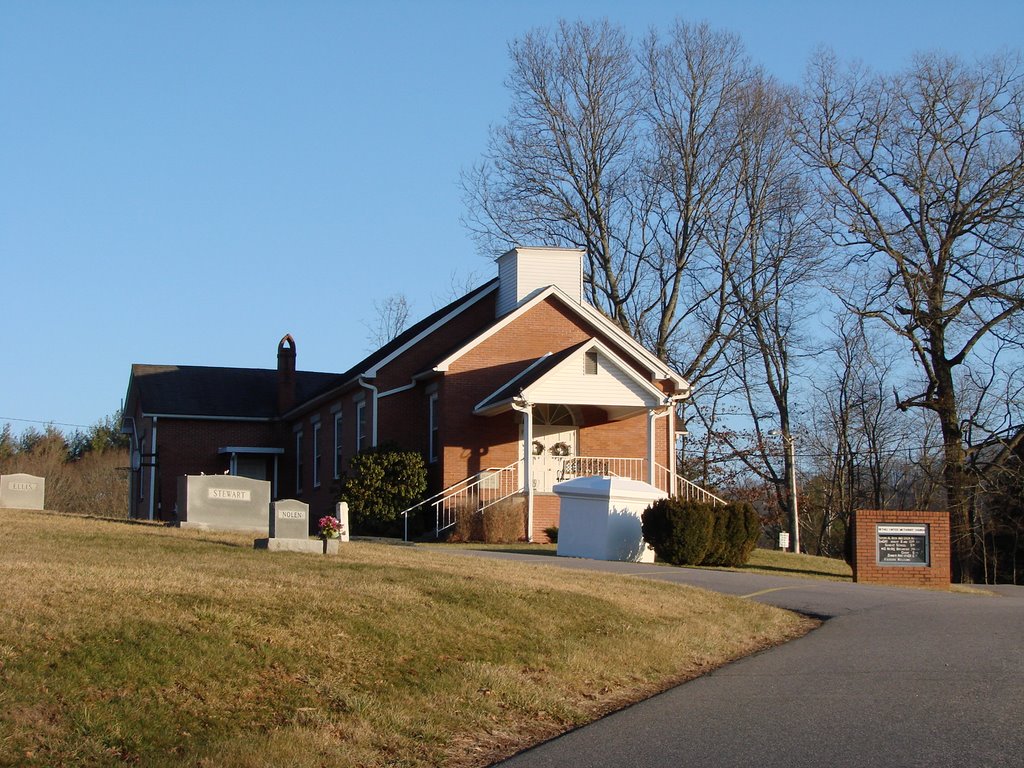 Bethel Church near Franklin, NC, USA by Jean Gregory Evans