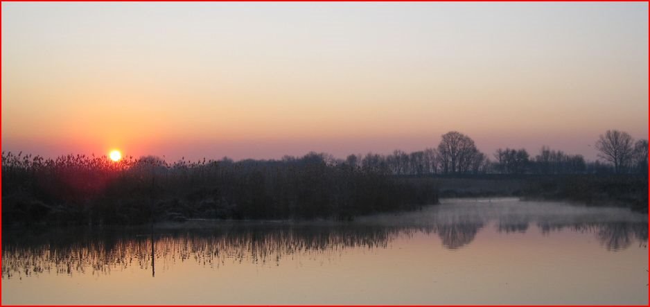 Alba sul lago alle grazie by 'osolemio