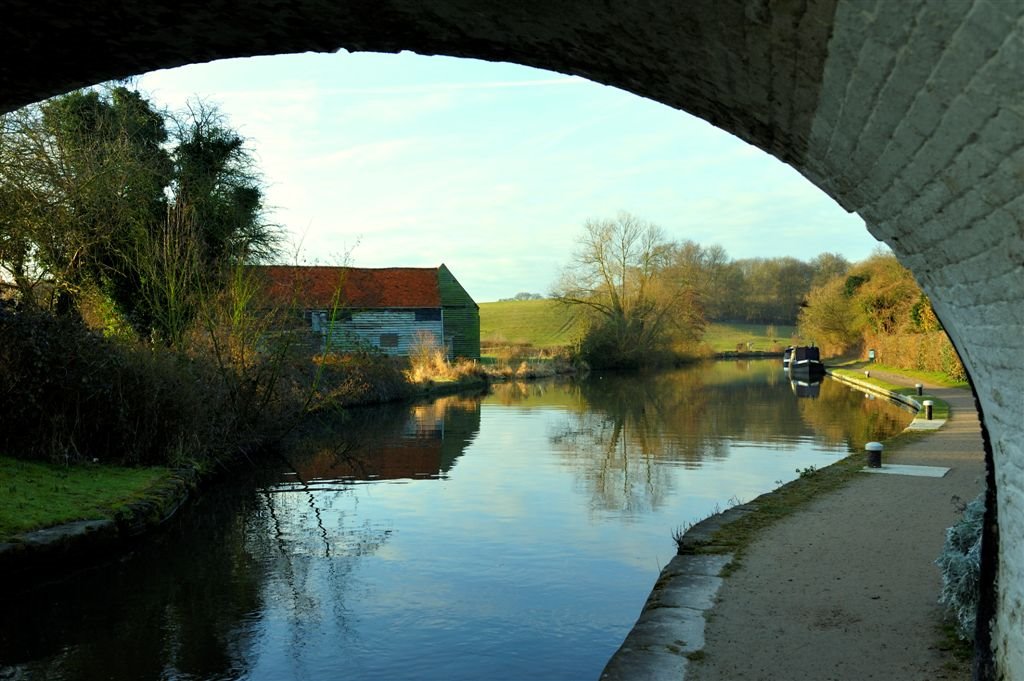 View from under Stockers Lock Bridge looking west by Nick Weall