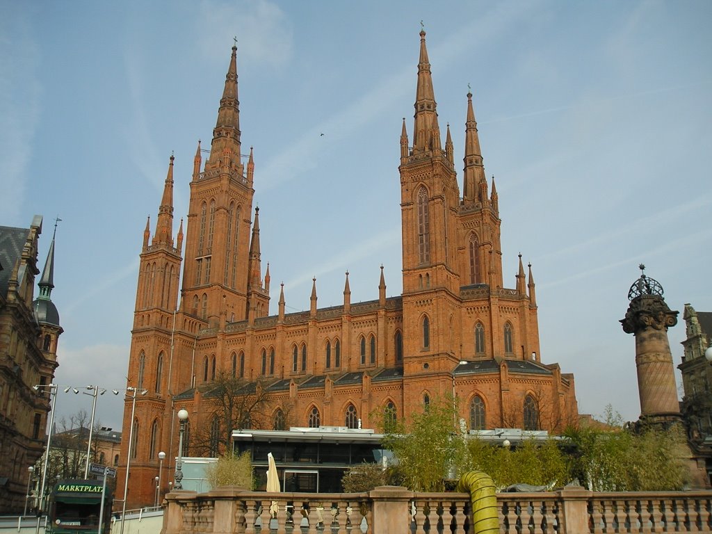 Marktkirche,Wiesbaden by Emil Aleksandrov Yan…