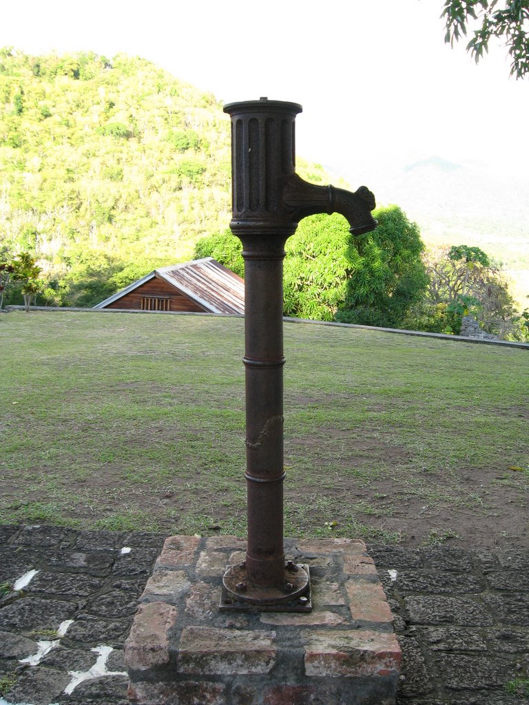 Fort Sherly - British Water Pump by www.searchdominica.c…