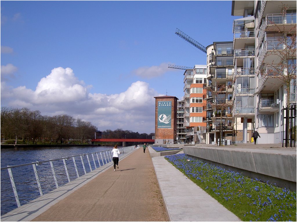 Halmstad, Nissan och bostadsområdet Gamletull by cengstrand