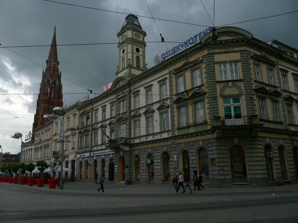 Osijek city centre by aturkalj