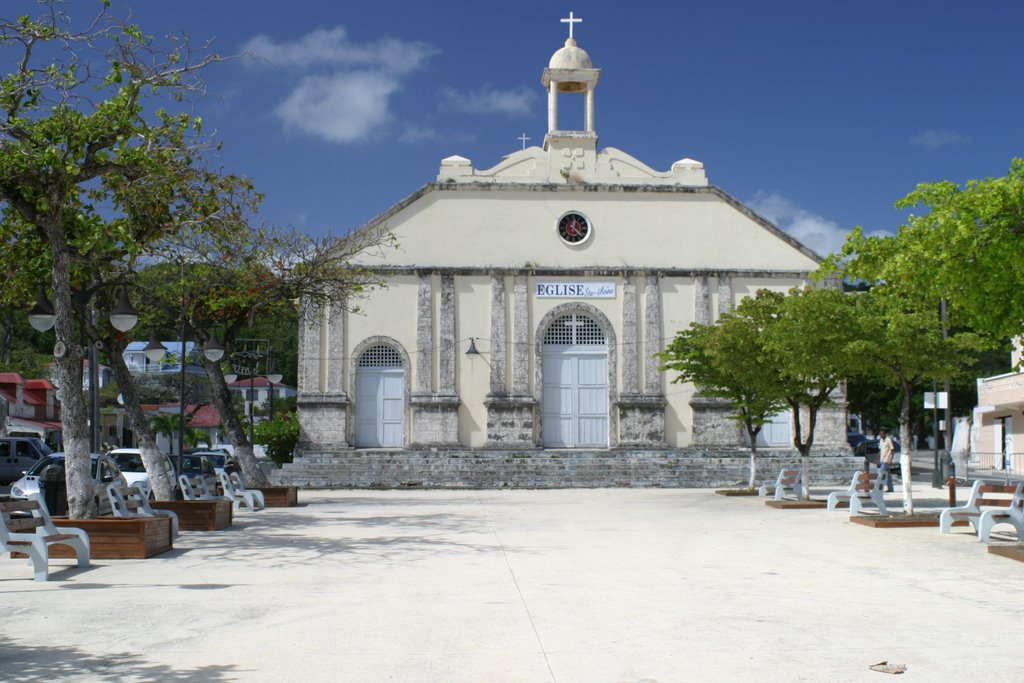 Church, town square, Capesterre, Marie Galante by trevor_w