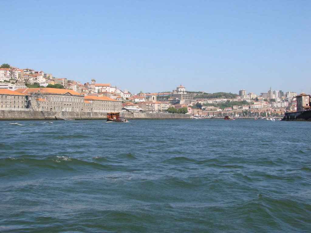 Porto from the river by Christof Verboven