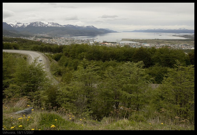 Ushuaia (view from road to the Glacier) by Yulia Zyulyaeva (Uka…