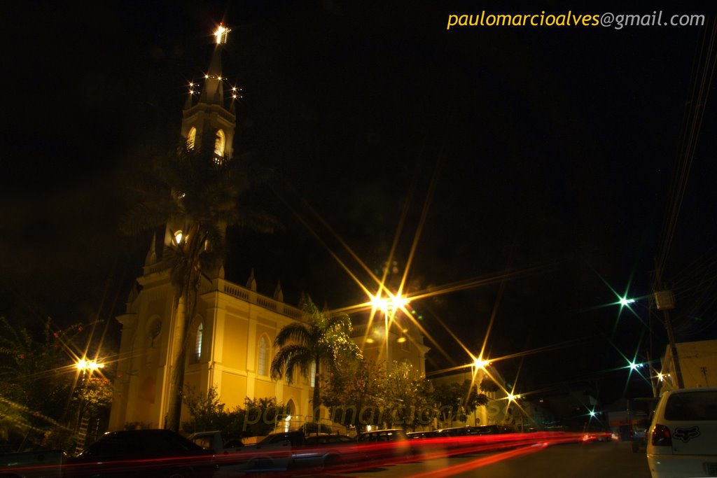 Igreja Matriz - Noite /// Paulo Márcio Alves by Paulo Marcio Alves