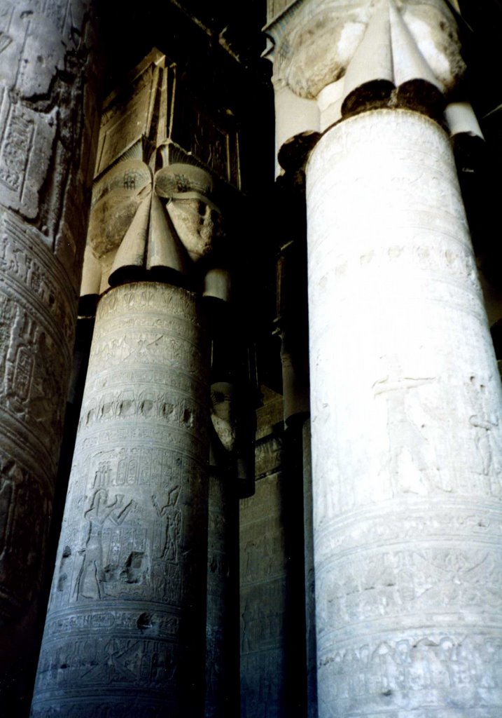 Hypostyle hall , Dendera by ianpatterson