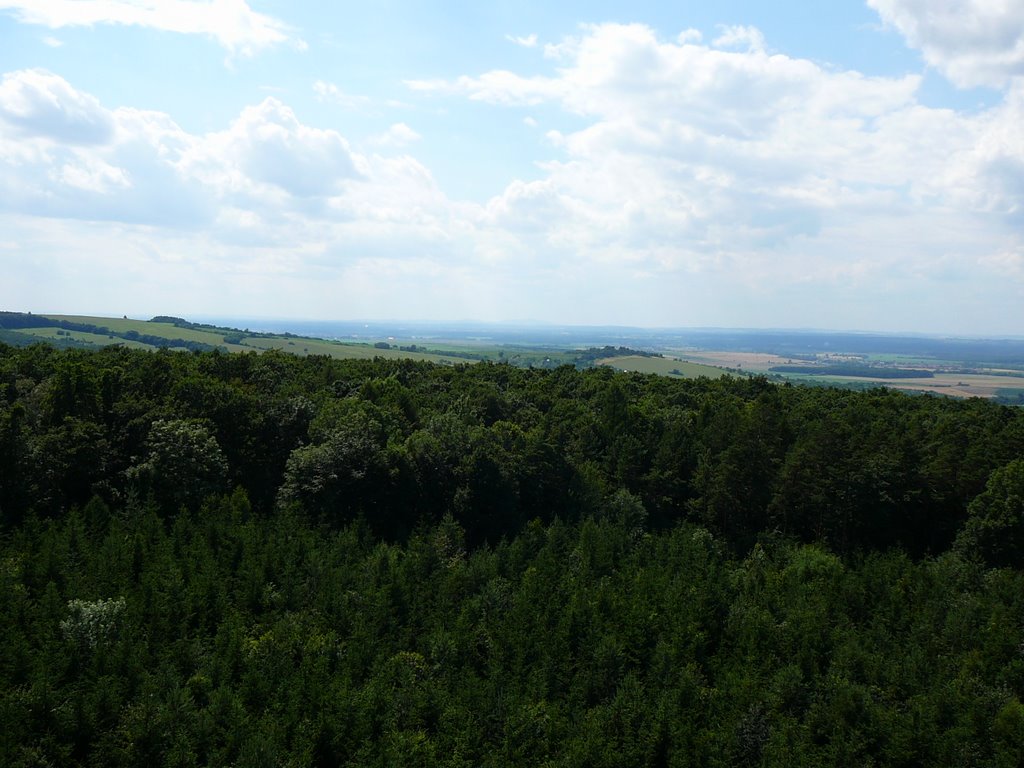 Rozhledna Travičná 380 m.n.m u Lučiny -Tvarožná Lhota- by Adnej