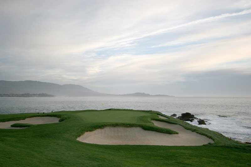 Pebble Beach golf, Monterey, California, USA by isogood