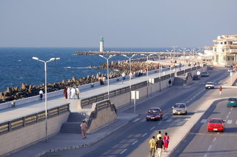 Corniche by the Mediterranean Sea by Amr Orensa