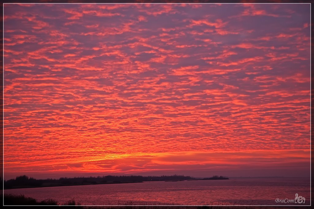 Zonsondergang / Sunset, Grevelingen (18:17) by © BraCom (Bram)