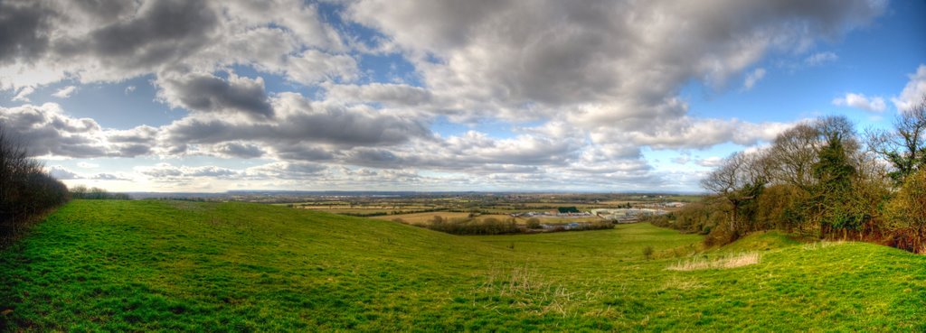 Westerleigh Walk - Looking over henfeild and toward Frenchay by Rob-Walker